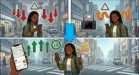SIM / eSIM Instead of Pocket Wi-Fi