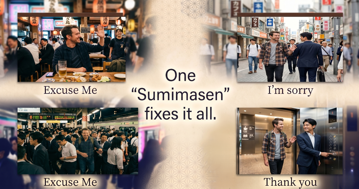 The Versatility of “Sumimasen”