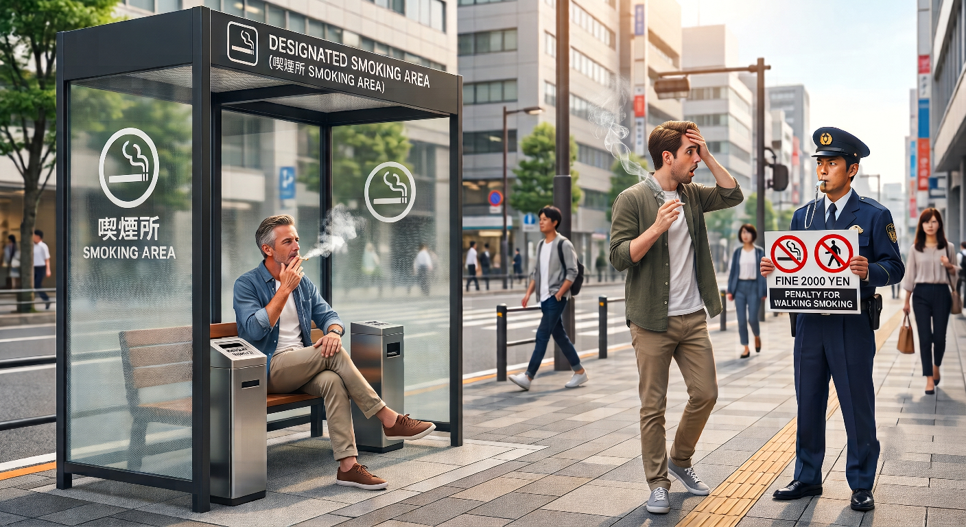 No Smoking While Walking
