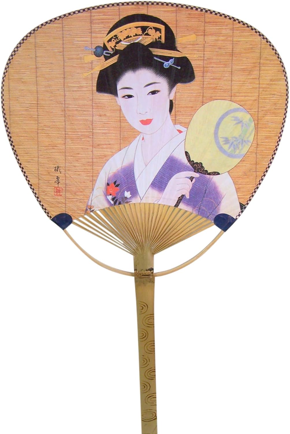 Japanese Geisha Design Paper Hand Fan