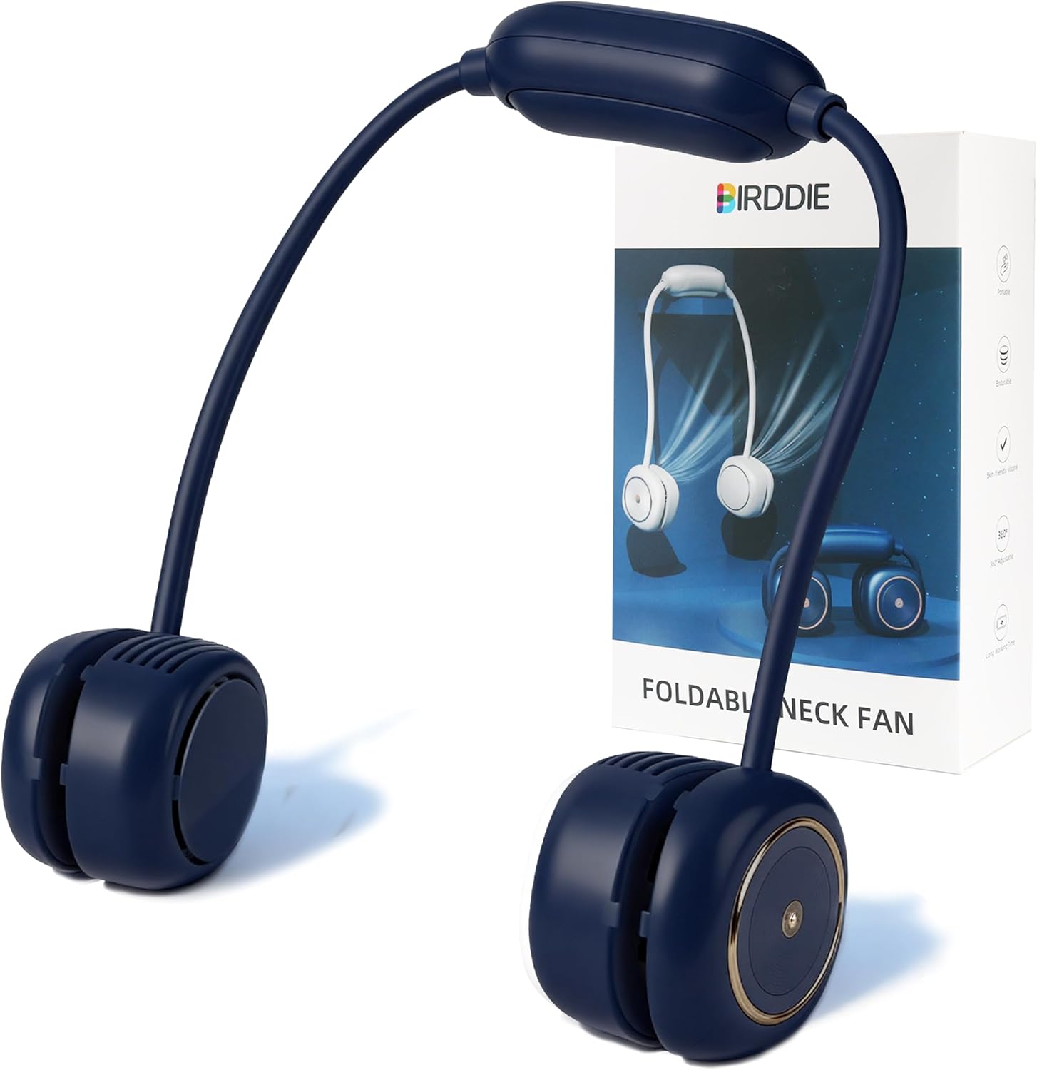 BIRDDIE Mini Portable Neck Fan