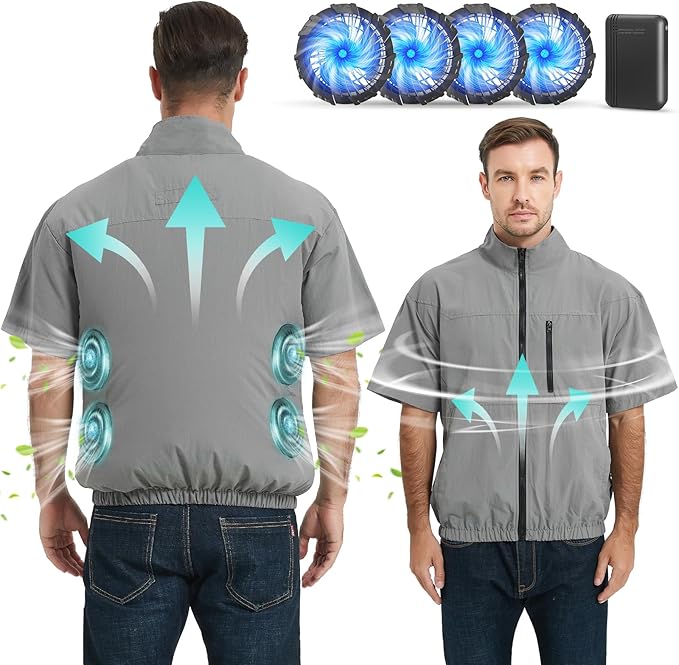 Short-Sleeve Cooling Jacket