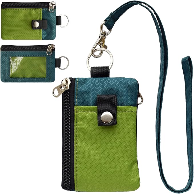 CHENSPRX Minimalist RFID Blocking Small Wallet with ID Window